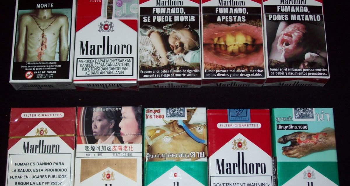 México: Precisan imágenes y textos para cajetillas de tabaco