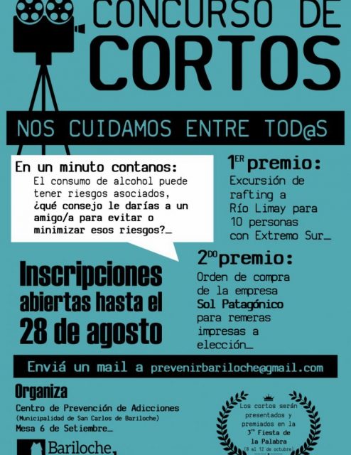 Convocan al concurso de cortos sobre prevención de uso de drogas