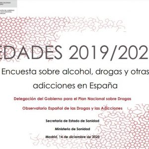 EDADES 2019-2020. Encuesta sobre Alcohol y Drogas en España