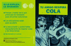 Folleto: Tu amigo respira cola