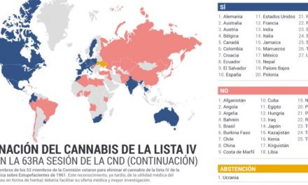 La ONU reconoce oficialmente las propiedades medicinales del cannabis