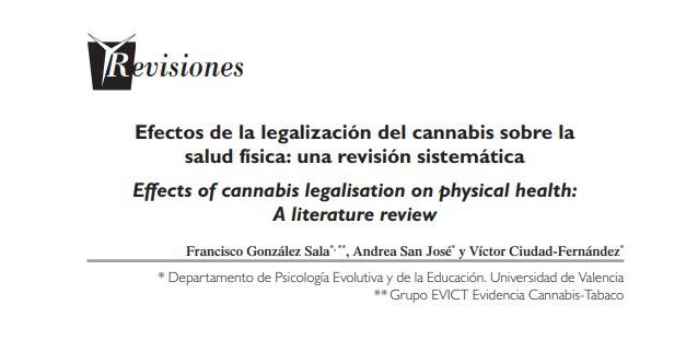 Efectos de la legalización del cannabis sobre la salud física