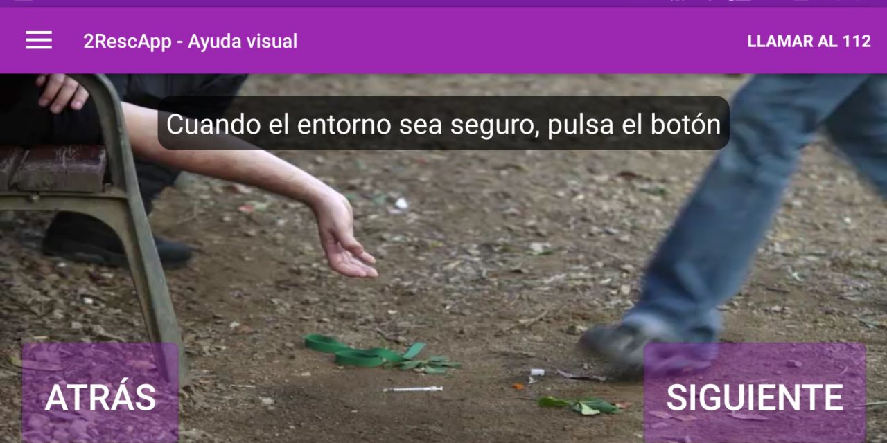 2RescApp, app de rescate para personas que han sufrido una sobredosis