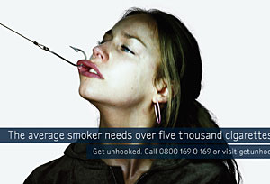 Reino Unido: Quejas por una polémica campaña contra el consumo de tabaco