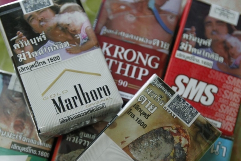 Guerra abierta por las imágenes en las cajetillas de tabaco