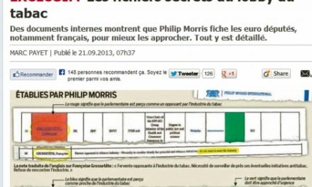 Un diario galo desvela prácticas del ‘lobby’ del tabaco para influir en el voto de los eurodiputados