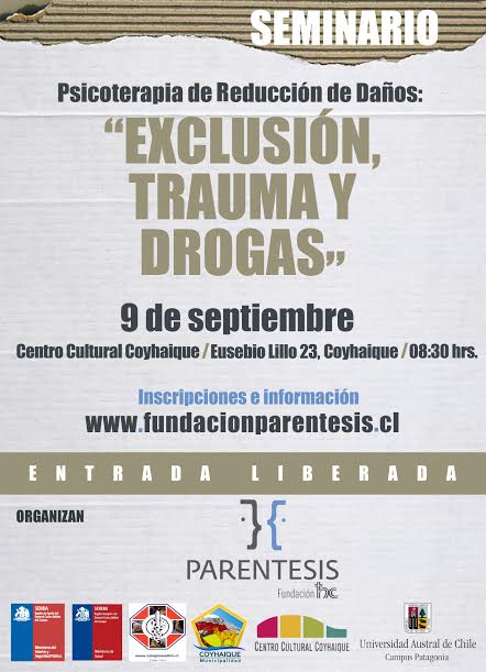 Chile: Seminario sobre consumo problemático de alcohol y drogas organiza Fundación Paréntesis en Coyhaique