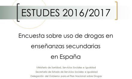ESTUDES 2016-17. La edad media de inicio al consumo de alcohol y tabaco se retrasa por primera vez hasta los 14 años
