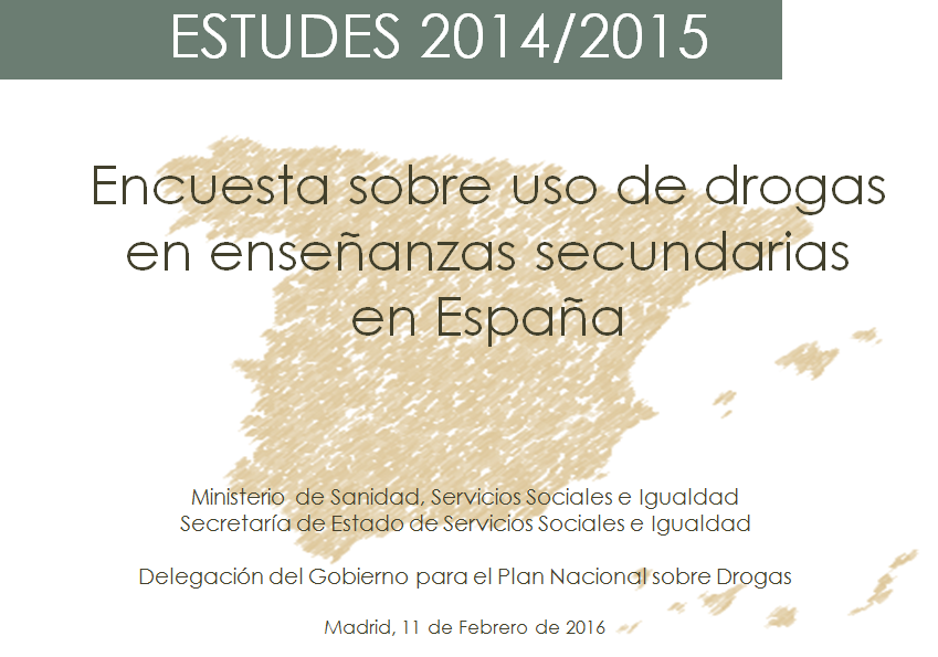 El consumo de alcohol disminuye en España entre la población escolar de 14 a 18 años