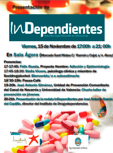 Presentación de InDependientes. Revista especializada en adicciones