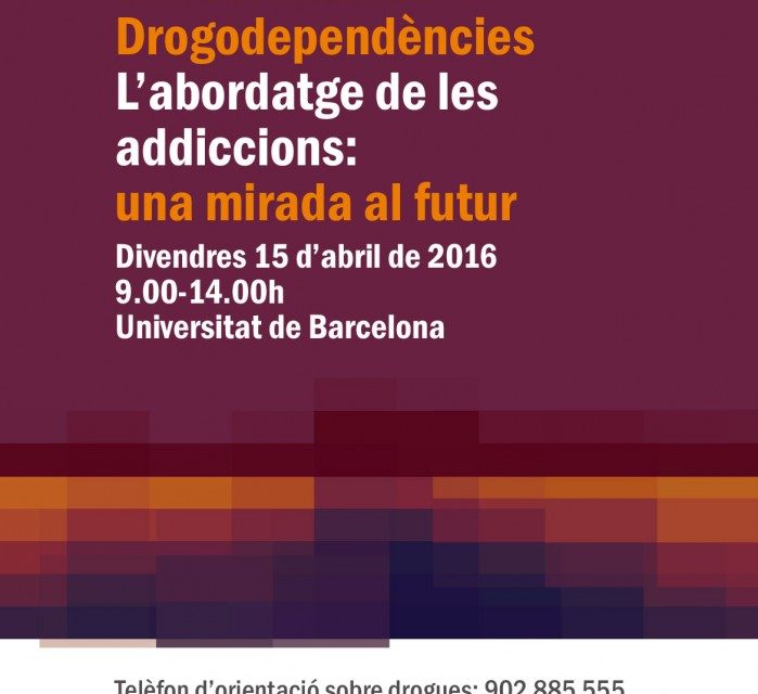 Inscripciones abiertas para la VIII Jornada de Drogodependencias