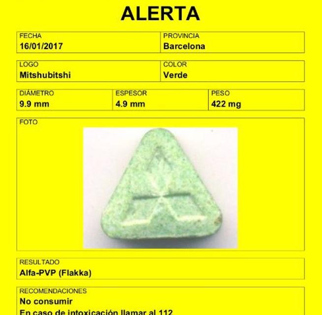 Detectan en Barcelona la venta de pastillas de éxtasis que contienen ‘Flakka’