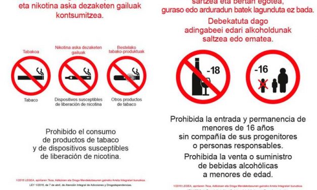 País Vasco (España): Estas son las señales que prohibirán la entrada de menores a los bares