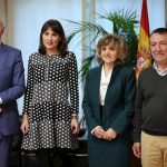 La ministra de Sanidad, Consumo y Bienestar Social en funciones, María Luisa Carcedo (2d), se reúne con el Comité Nacional de Prevención del Tabaquismo, en Madrid (España), a 14 de noviembre de 2019