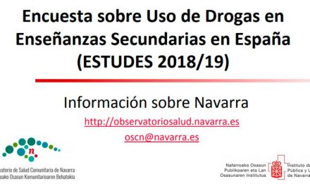 El 65,4% de los adolescentes navarros ha consumido alcohol en los últimos 30 días, por encima de la media nacional