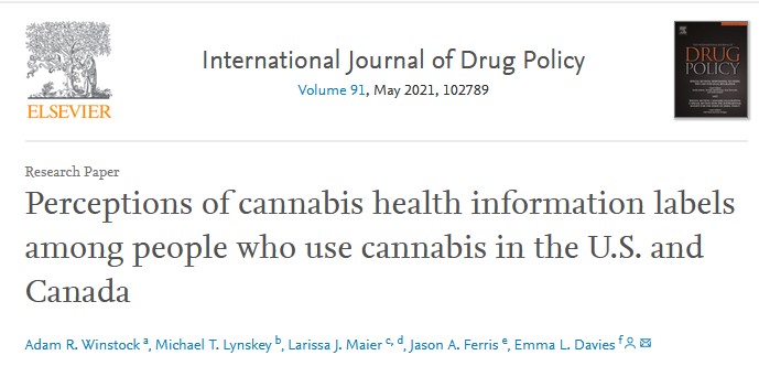 El impacto del etiquetado de los productos de cannabis con mensajes de salud en EE.UU y Canadá