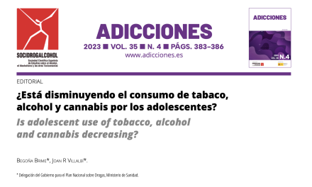 ¿Está disminuyendo el consumo de tabaco, alcohol y cannabis por los adolescentes?