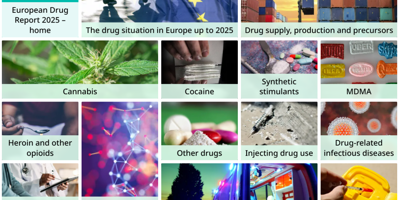 El policonsumo complica las intervenciones sanitarias en Europa, según el Informe Europeo sobre Drogas 2025